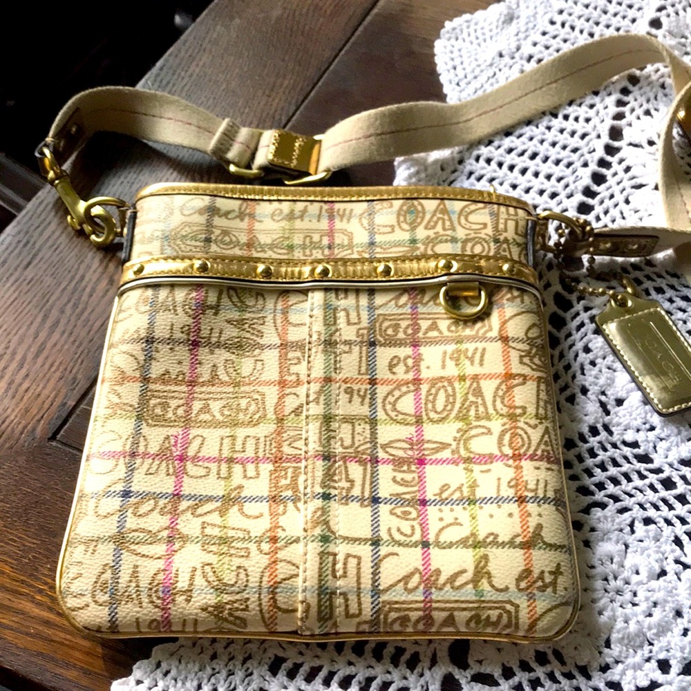 Coach Graffiti crossbody purse